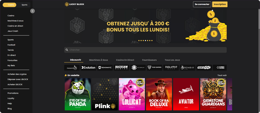 Lucky Block Online Poland Casino - Sloty i na żywo: Gra, Bonusy, Mobilne